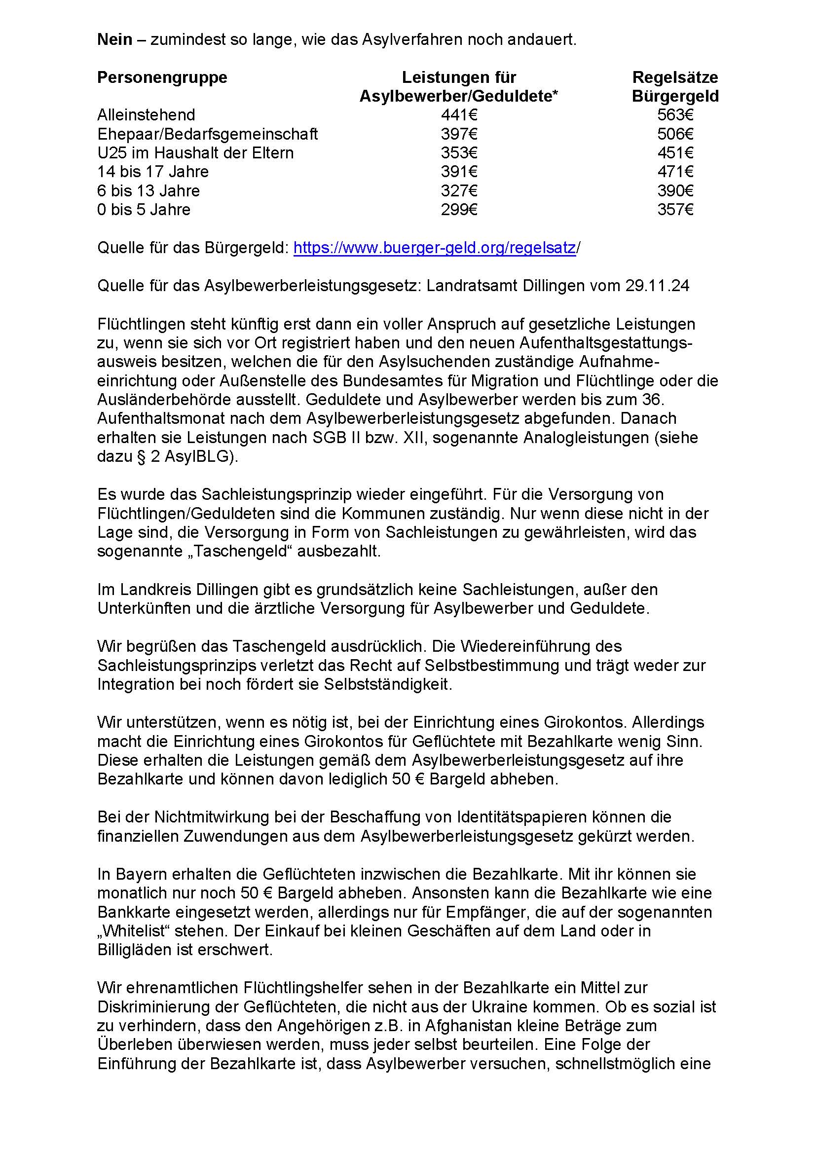 6 Finanzielle Leistungen an Asylbewerber Seite 1